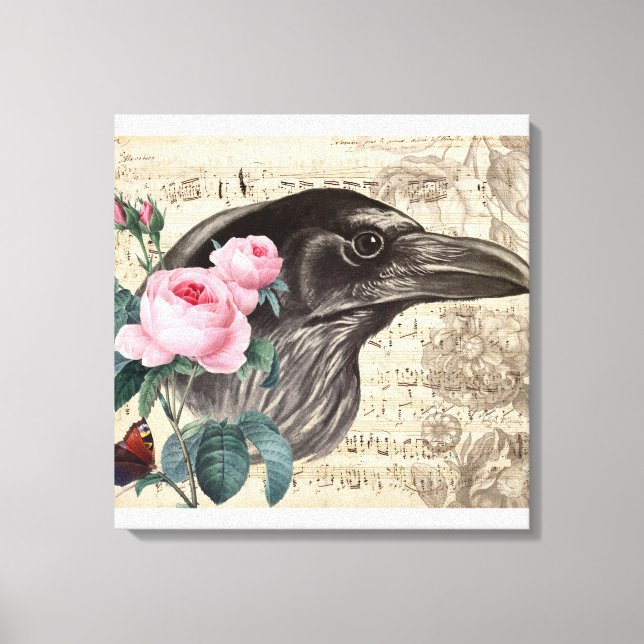 Toile Raven Music (Recto)
