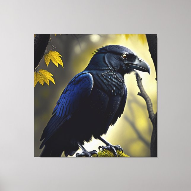 Toile Raven rustique - Natures Guardian (Recto)
