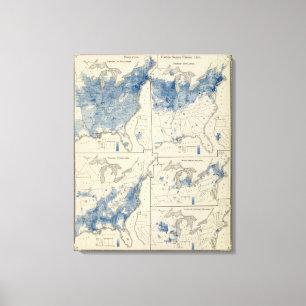 Toile Recensement de population des Etats-Unis