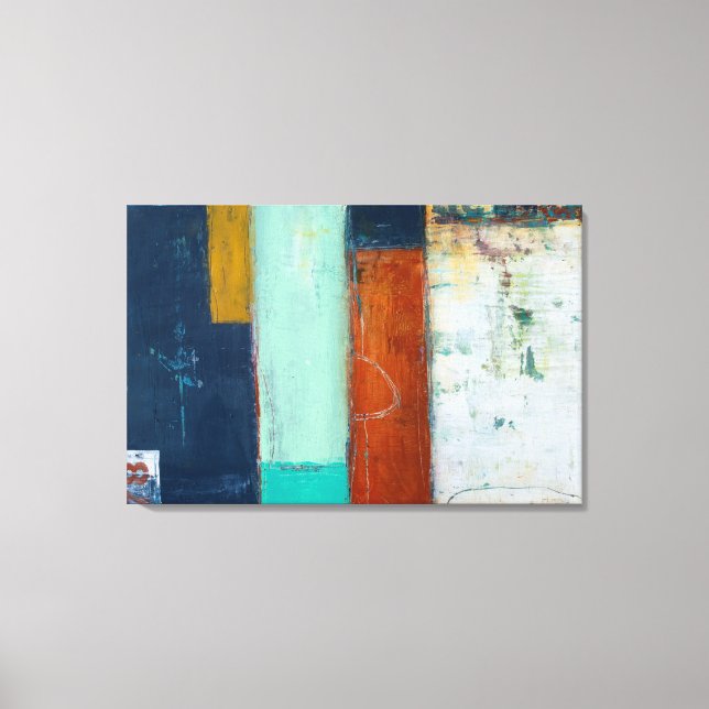 Toile Rectangles Abstraites (Recto)