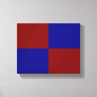 Rectangles rouge foncé et bleu
