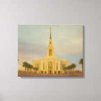 Red Cliffs Utah Temple Painting™ LDS Art Canvas