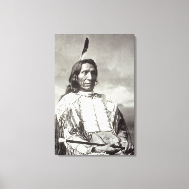 Toile Red Cloud Chief (1822-1909) 1880 (photo b/w) (Recto)