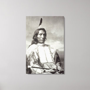 Toile Red Cloud Chief (1822-1909) 1880 (photo b/w)