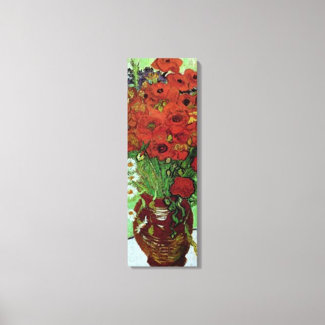 Toile Red Poppies & Daisies (F280) Van Gogh Fine Art (Recto)