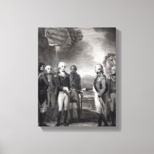 Toile Reddition de seigneur Cornwallis chez Yorktown,