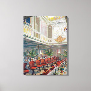 Toile Réfectoire de Patricia, ligne de la