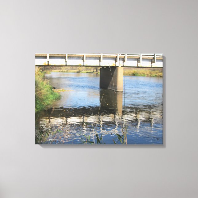 Toile Réflexion de la vie (Recto)