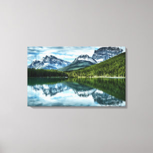Toile Réflexion élevée de lac