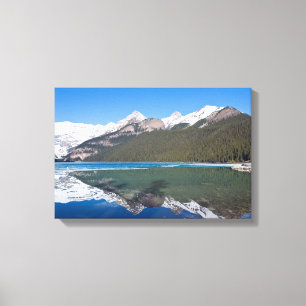 Toile Réflexion sur le lac Louise - Banff NP, Canada