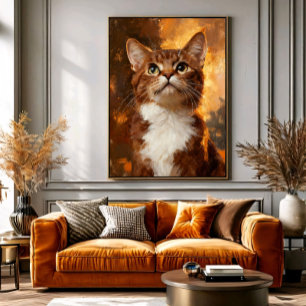 Toile Regard Doré