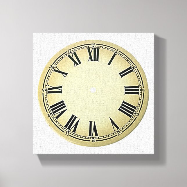 Toile Regardez Pas De Mains Horloge Visage Enveloppé Toi (Recto)