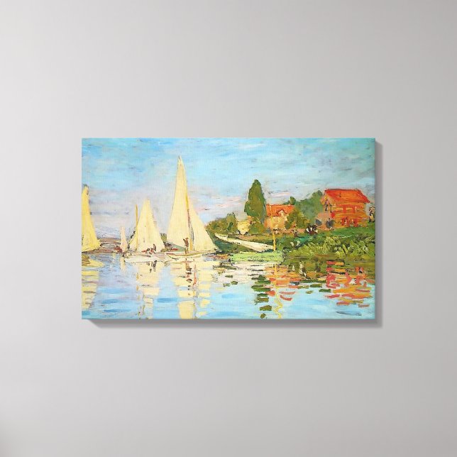 Toile Regatta à Argenteuil par Claude Monet (Recto)