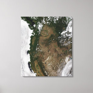 Toile Région du nord-ouest Pacifique des Etats-Unis