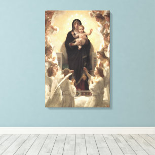 Toile Reine des Anges Regina Angelorum par Bouguereau