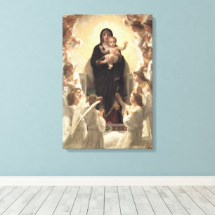 Toile Reine des Anges Regina Angelorum par Bouguereau