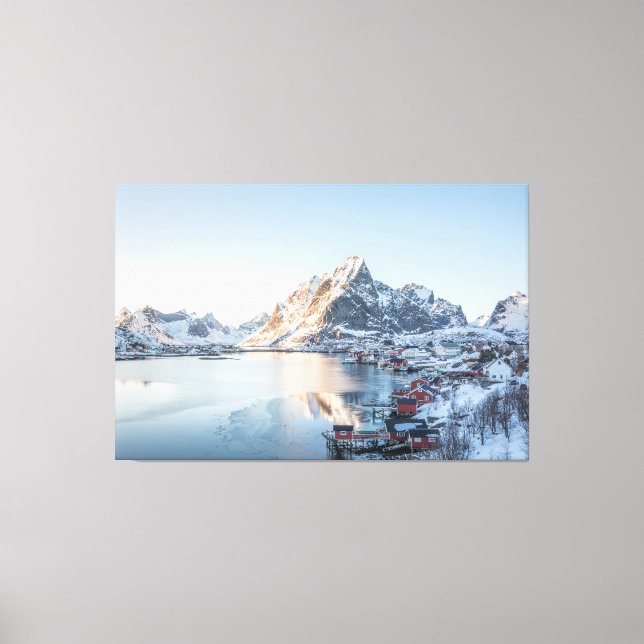 Toile Reine Lofoten Norvège (Recto)
