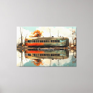 Toile Remorque Caravan vintage RV Thunder_Cove