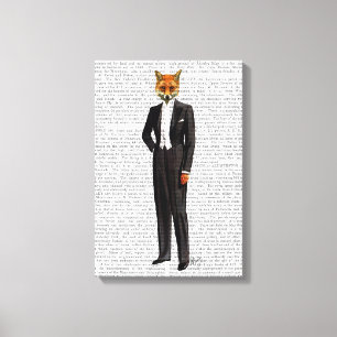Toile Renard En Costume De Soirée Complet