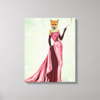 Renard glamour en rose