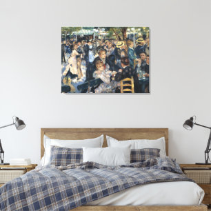 Toile Renoir Moulin Danse Galette Party