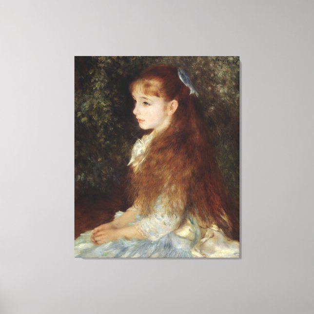 Toile Renoir Portrait d'Irene Cahen d'Anvers (Recto)