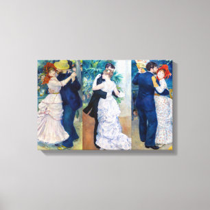 Toile Renoir - Série de danse : Bougival, Ville & Campag