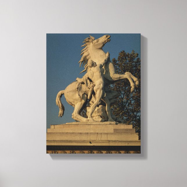 Toile Réplique de l'un des deux "Marly Horses" d'origine (Recto)