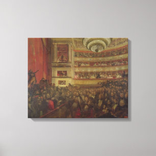 Toile Représentation de "Hernani" par Victor Hugo