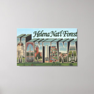 Toile Réserve forestière de Helena, Montana