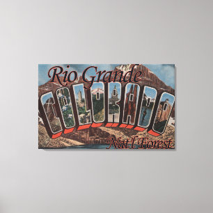 Toile Réserve forestière de Rio Grande, le Colorado