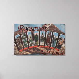 Toile Réserve forestière de Roosevelt, le Colorado