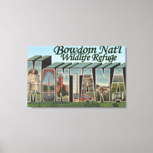 Toile Réserve nationale de Bowdoin, Montana