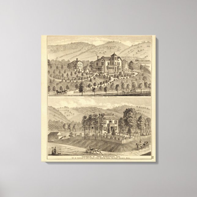 Toile Résidence de banlieue de Wheeling (Recto)
