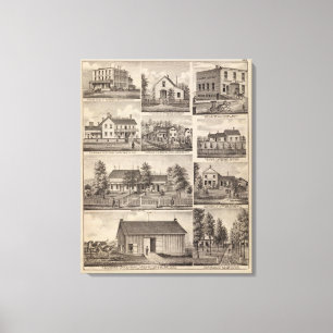 Toile Résidences et bâtiments de ferme, Owatonna,