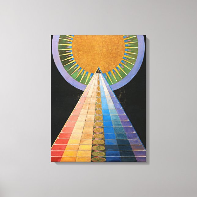 Toile Retable, Groupe X, No.1 par Hilma af Klint (Recto)