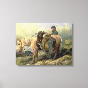 Toile Retournant de la colline, 1868