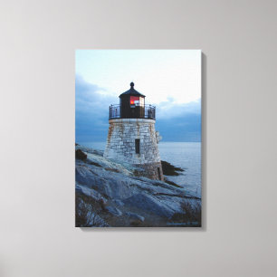Toile Retranchez-vous le phare Newport, copie de colline