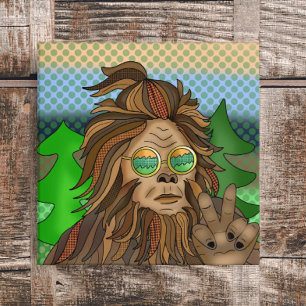 Toile Retro Bigfoot   Pop Art Sasquatch