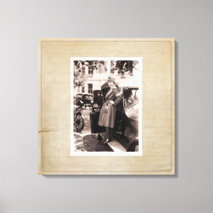 Toile Rétro infirmière vintage de la Croix-Rouge WW1