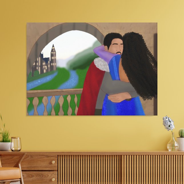 Toile Réuni | Princesse et Prince | Fairytale (Insitu(Salon))