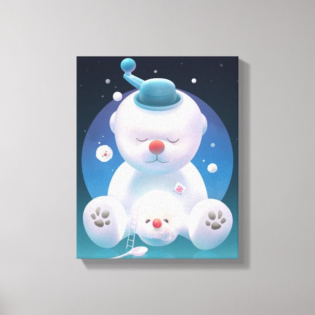 Toile Rêve de Bichon Ice Shaver (Recto)