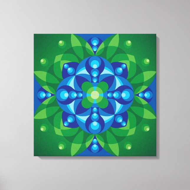 Toile Réveil de Mandala (Recto)