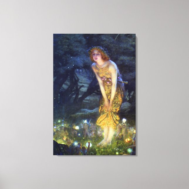 Toile Réveillon de mi-été d'Edward Robert Hughes (Recto)