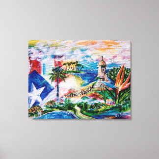 Toile Rêver de Porto Rico