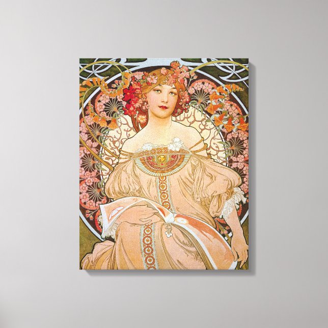 Toile Reverie par Alphonse Mucha (Recto)