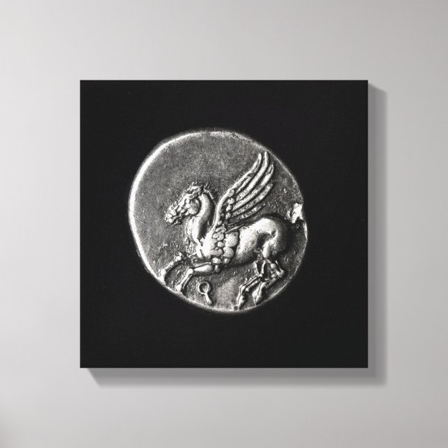 Toile Revers de la pièce représentant Pegasus (Recto)