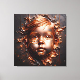 Toile Rêves de cuivre d'innocence