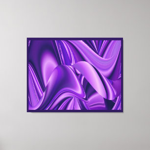 Toile Rêves de fleurs violettes, Imaginaire Abstrait Rai