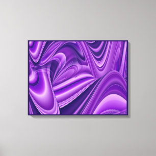 Toile Rêves violets, Art de fantaisie abstrait arc-en-ci